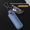 BUBM Portable PU Leather USB Drive Case with Keychain