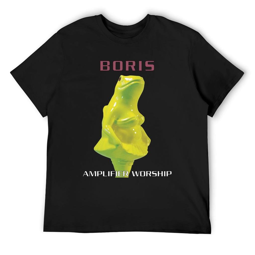 Boris Amplifier Worship Drone Stoner metal TShirt custom t shirt blanks Blouse Unisexs cotton tshirt