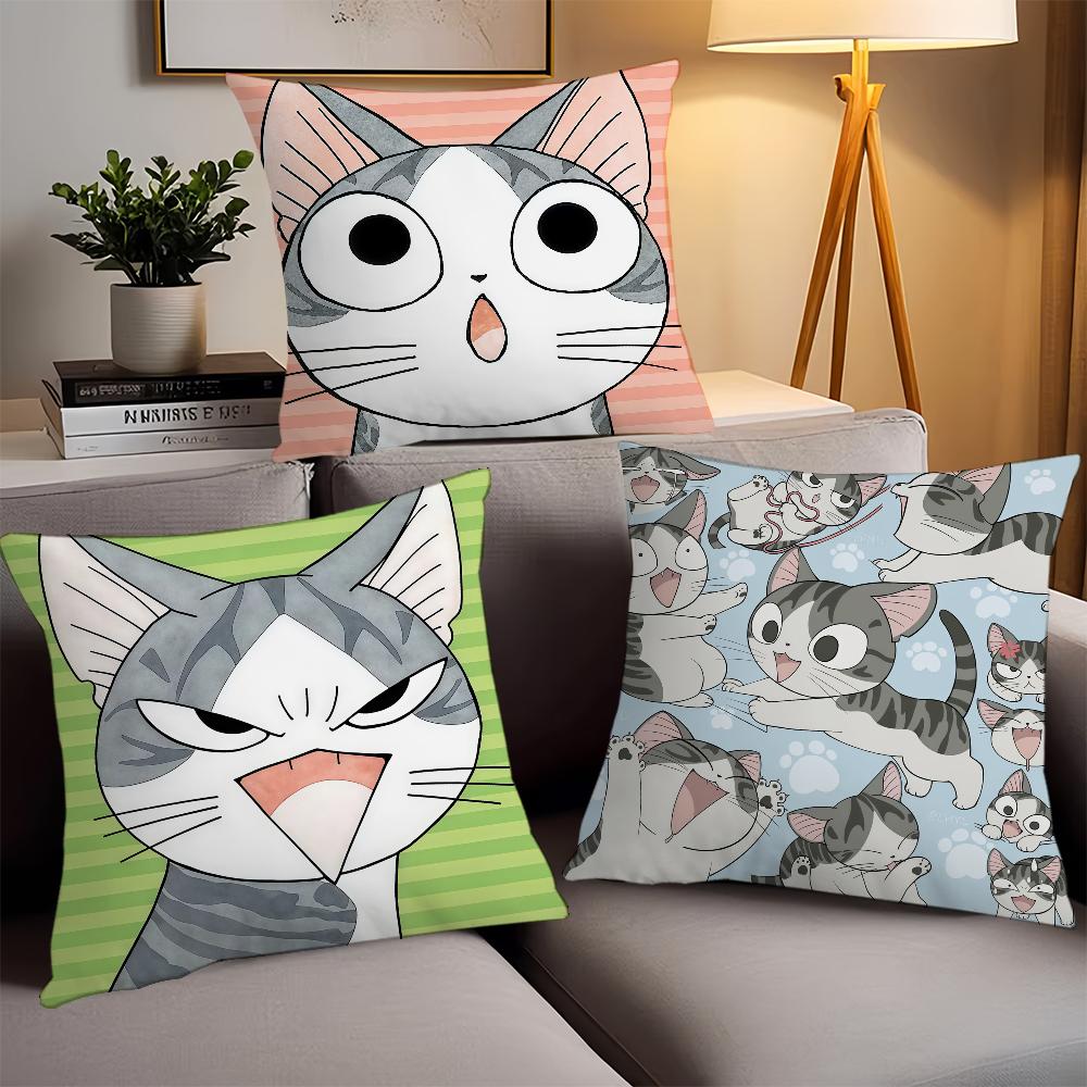 Cartoon C-Chi's S-Sweet H-Home Pillow Case Office Cushions Suitable For Sofa Car Bedroom Decorative Cushion Cover