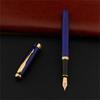 Stationery Black Golden Metal Student Business Writing Pens Signature Pen Fountain Pen Inking Pens