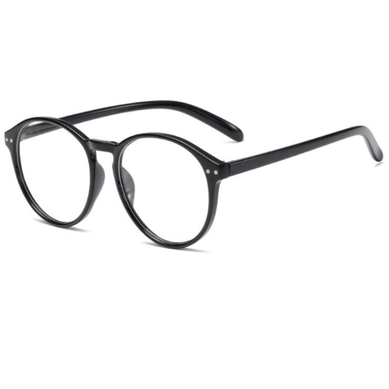 Retro Acetate Round Prescription Glasses Frame Women Men Optical Myopia Photochromic Eyewear 0 -0.5 -1.0 -2.0 To -6.0