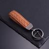 Trendy Suede Woven Keychain: Anti-Drop Metal Pendant Accessories