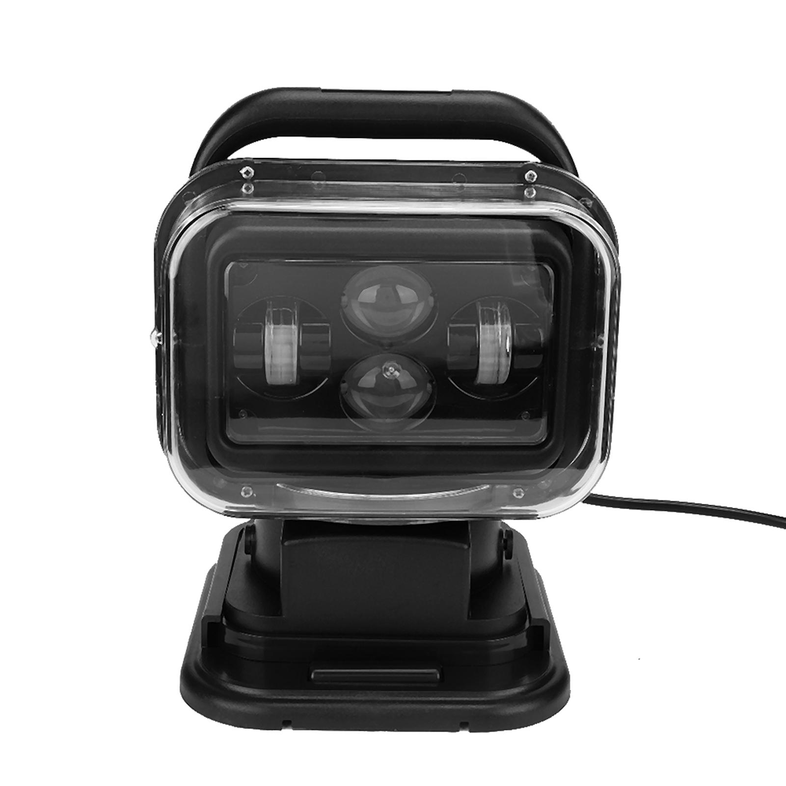 

Светодиодный поисковый фонарь 60 Вт с дистанционным управлением водонепроницаемый поисковый фонарь для лодки на открытом воздухе автомобиля