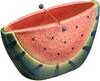 Shigaraki Ware Mosquito Coil Holder, Watermelon Design, 9cm Tall, Made In Japan, MR-11-7207