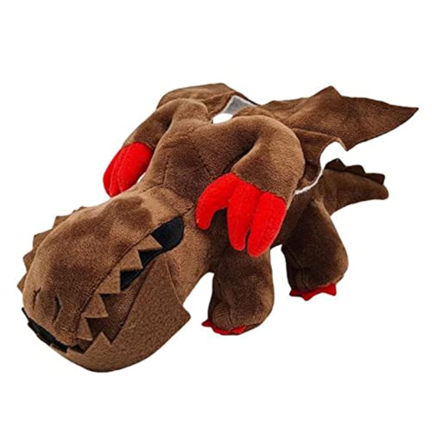 

Плюшевая мягкая кукла вокруг игры, темно-коричневая плюшевая свеча-дракон 9,45 дюйма, подарок для мальчиков и девочек 24*10 коричневый