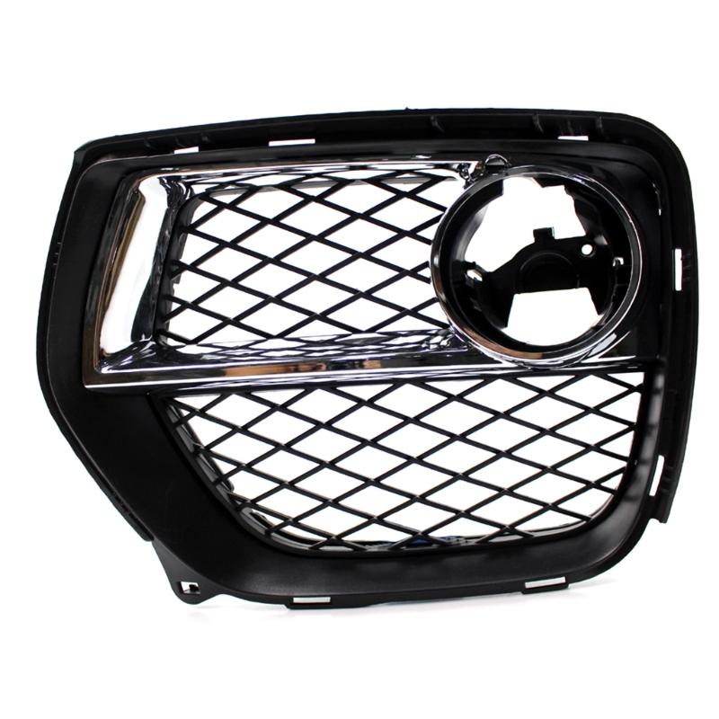

Left/Right Front Fog Lamps Frame Grille Mesh Grille with Trim Intake Cover 51117312605 51117312606 for 2012-2014