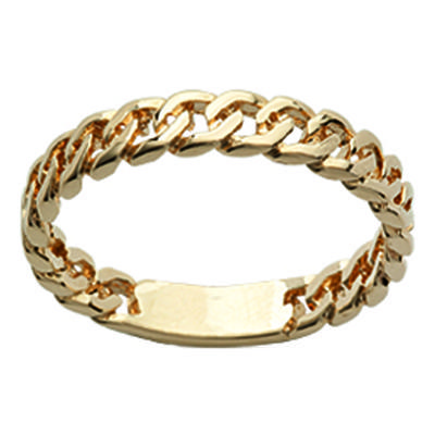 Wedding Band Gold Plated 'Lien d'Amour' Golden - 3 Mm