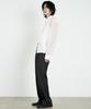 DUSTYWHITE White Haze Zip-Up Shirt