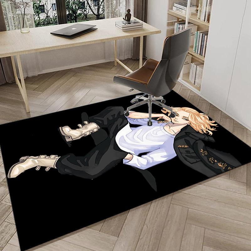 Tokyo anime Carpet, Chair Rug,Rug for Office Bedroom living rooms, Doormat decor Fan Gift Christmas Gift