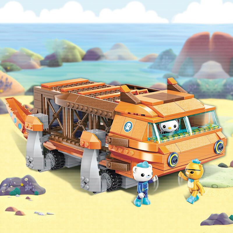 

Креативные идеи, город, осьминог, осьминог, октонавты, доктор, мультяшные строительные блоки, наборы моделей, детские комплекты