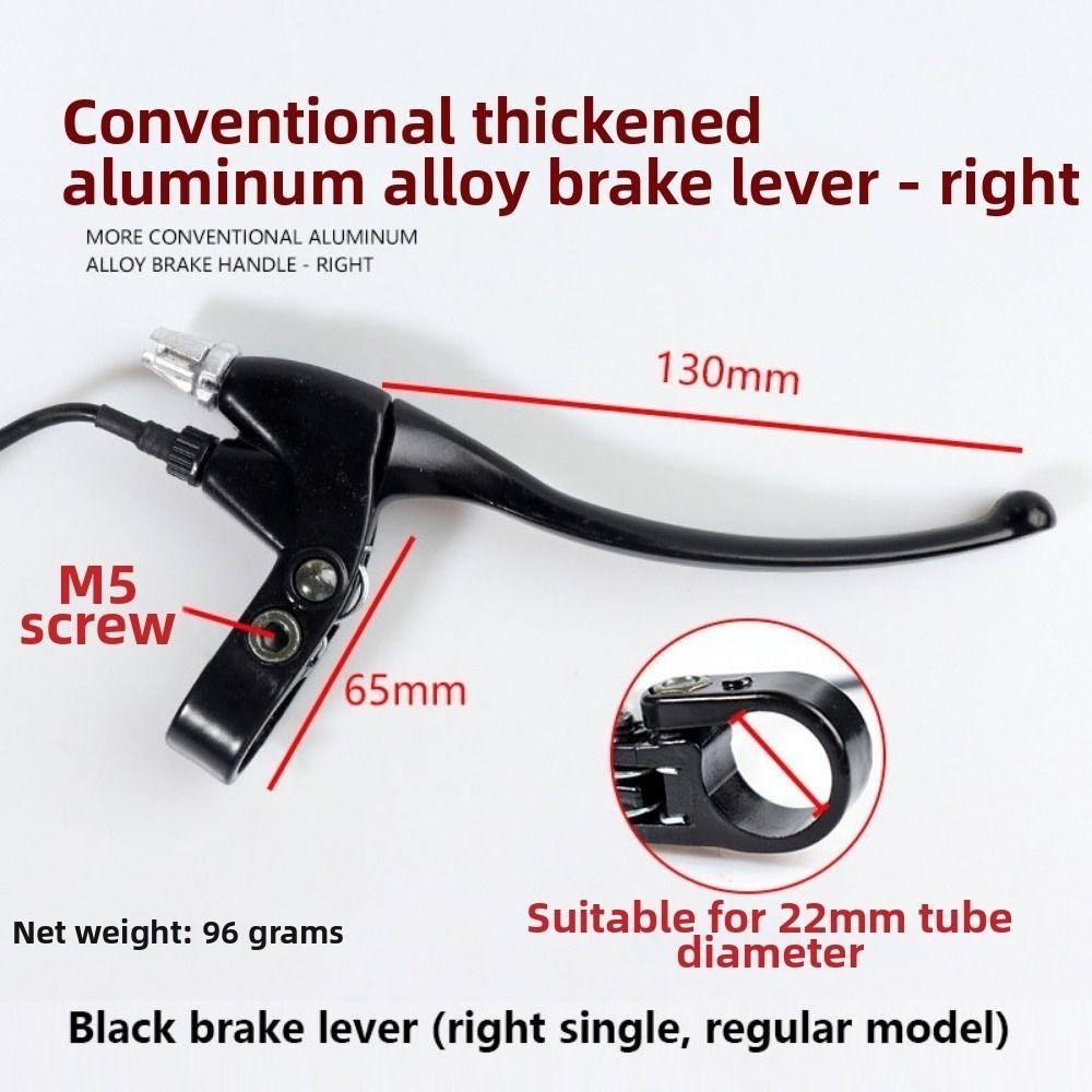 1pair/1pc Aluminium Alloy E-Bike Brake Levers  For Electric Bike Scooter