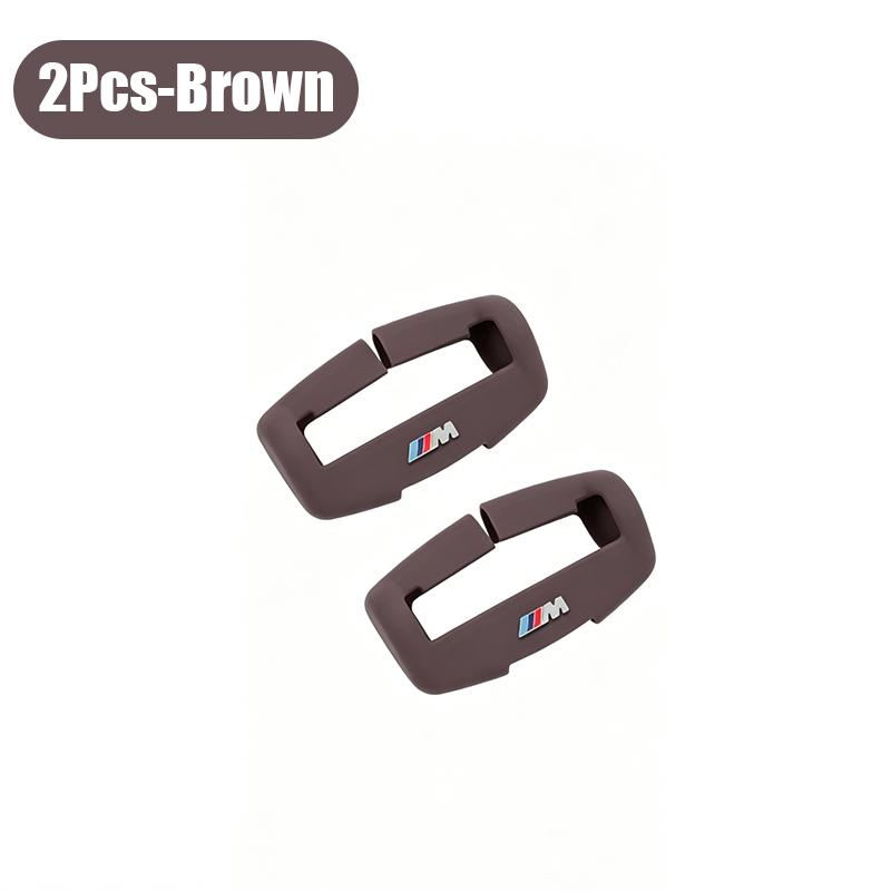 1/2Pcs Silicone Car Seat Belt Buckle Protective Cover Decorative Accessories For BMW E90 G80 M3 G30 M5 F82 F83 F20 F21 G42 F95 M