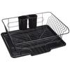 Pearl Metal Tableware Drainer Basket Tray Black Vertical Placement Aldeo HB-4594