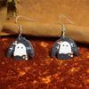 Women's Cute Halloween Ghost & Christmas Tree Polymer Clay Earrings