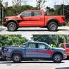 2PCS Car Door Side Skirt Stickers Auto Body Waistline Vinyl Decals Car Body Decoration Accessories For Ford F150 F-150 Raptor