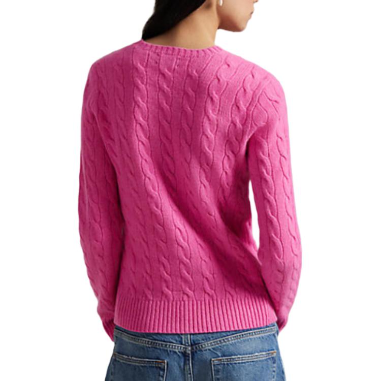 Polo Ralph Lauren Solid Color Crew Neck Long Sleeve Sweater Women sweater WMPOSWENC021307650