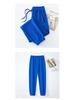 GAGN Korean Style Petite Cotton Harem Sweatpants for Women - Spring/Autumn Casual Embroidery.