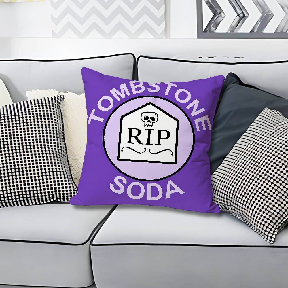 JJuggernog Revive Speed Soda Logo Celebrity Merchandise AllMatch Printed Pillow Case Sofa Car Office Room Decoration Protector