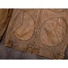 Chinese Size Vintage Men Leather Jacket Soft Genuine Cowhide Spring Autumn