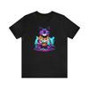 Gamer Cat Anime Style Colorful Kitty Shirt for Pet and Video Game Lover Unisex T-Shirt