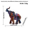 Resin Elephant Figurine Home Office Decor Gift For Kids And Teens