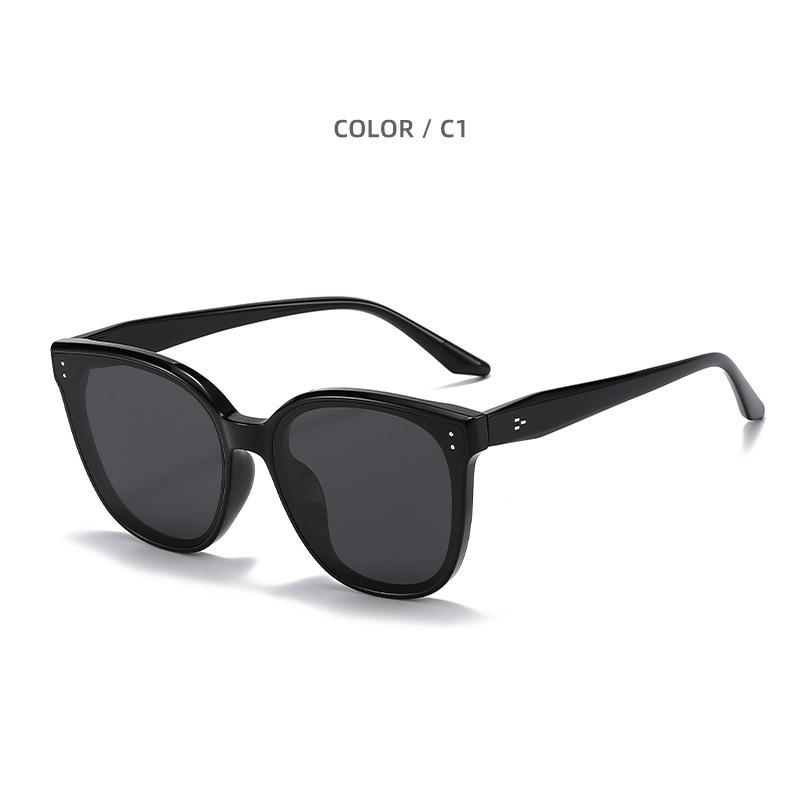 2026 polarized sunglasses fashion anti-ultraviolet hipster sunglasses Internet celebrity large frame sunglasses men and women