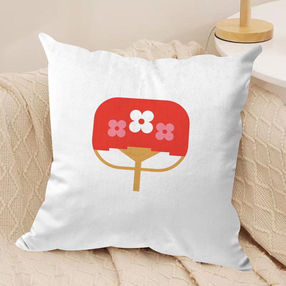 Anime Japan Day Cushion Cover Short plush Doublesided Print Square Throw Pillow Covers Sofa Home Cushion Decor