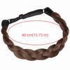 Premium Braided Elastic Band Hair Synthetic Retro Head Hoop Braiding Hair Headband  Daily Wear