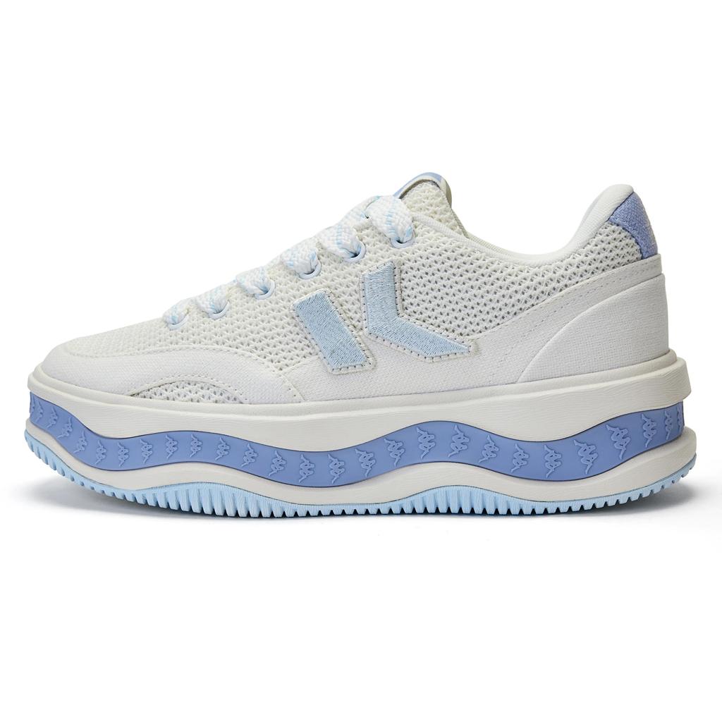 Kappa Back to Back Slip Resistant Cushioning Slip Resistant Cushioning Low top Skateboard Shoes Women's Classic White (Unisex) Skate Shoes