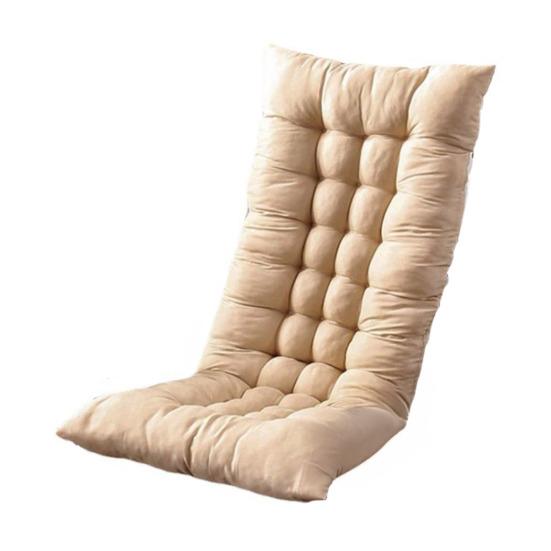 Recliner Chair Cushion with Ties Thick PP Cotton Chairs Pad for Garden Office Washable