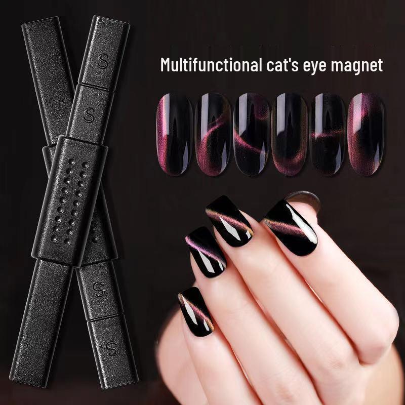 Golden Cudgel Double-Headed Nail Art Magnet for Cat Eye Gel Polish