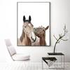 Horses Wall Art Canvas Posters and Prints Minimalist Animal Painting Picture for Living Room Modern Home Decoration