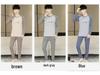 Men's Cotton Antibacterial Thermal Underwear Set for Youth - Autumn/Winter