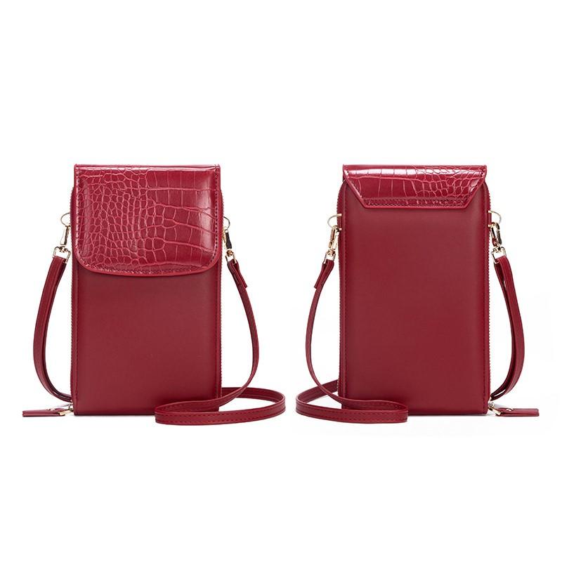 

Новинка 2024 года, весенне-летние маленькие сумки через плечо, мини-сумка на одно плечо, сумка из искусственной кожи для мобильного телефона для женщин