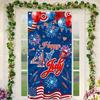 Patriotic Festival Door Banner: Polyester Hanging Flag Decoration