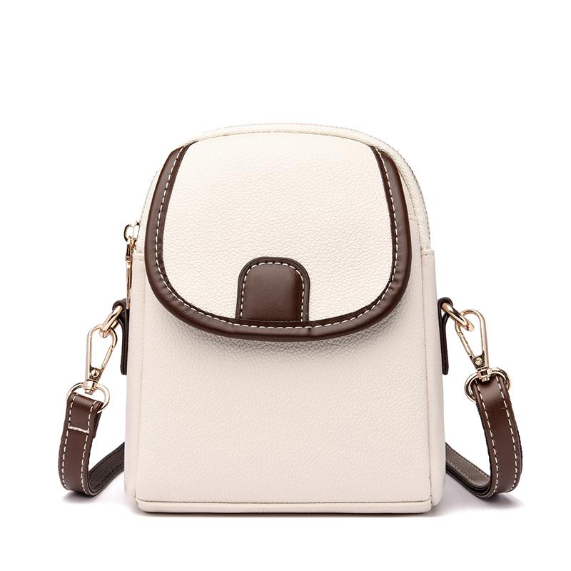 Mini Square Bags Bag Versatile Crossbody Shoulder Bag Casual Trendy Leather Bag Cellphone Bag for Women