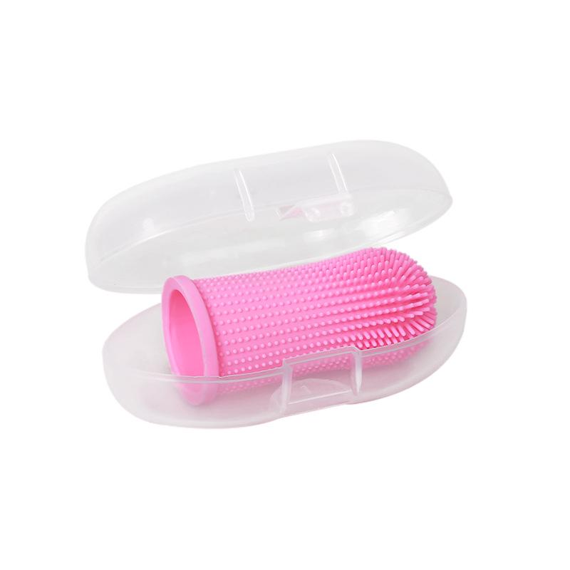 Silicone Pet 360° Finger Toothbrush for Dogs and Cats
