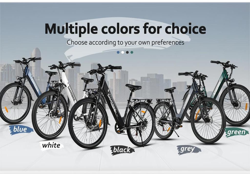 Samebike RS-A01 Pro Elektrofahrrad für Erwachsene Mountainbike 500W 36V 15Ah Lithiumbatterie City E-Bike