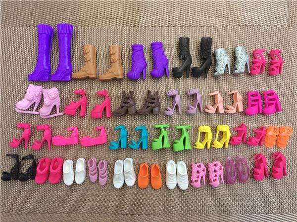 Originale Prinzessinnen-Puppe Schuhe für 1/6 Puppen Mode Weibliche Puppe High Heels Freizeitschuhe Puppenzubehör