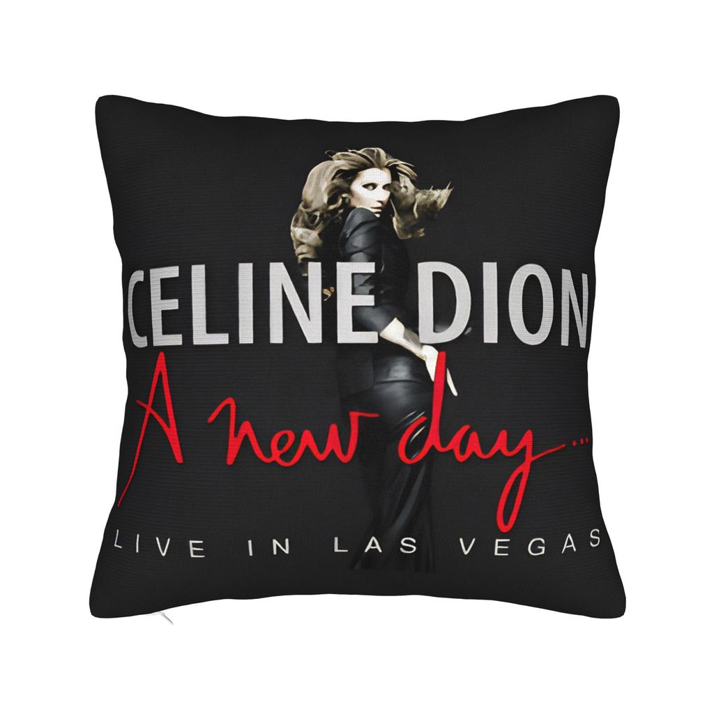 C-Celineds Dion Metal Pillow Case Comfy Pillow Cover Funny Pillowcases For Couch Sofa Bedroom