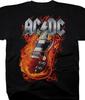 Nové tričko AC DC s páskem Černé tričko s krátkým rukávem Všechny velikosti S-5XL Unisex tričko