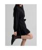 8SECONDS Long-Sleeved Mini Dress Black