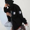 Hoodies Unisex Harajuku Zipper Sweatshirt Hoodie Men and Women Sweatshirts Trendy