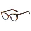New Luxury Matching Colorful Cat Eye Sunglasses Women Personality Hollow Frame Design Casual All Match Men Glasses UV400