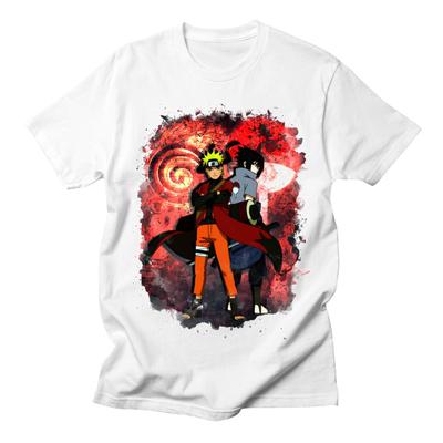 Naruto T-shirt Erkek T-shirt Yüksek Kaliteli Rahat Nefes Grafik Anime Rahat Harajuku Fashi