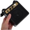 Wiederaufladbarer Gitarrenverstärker 5W Elektrischer Gitarrenverstärker Mit Handschlaufe Outdoor Tragbarer Gitarrenverstärker zum Üben Langlebig