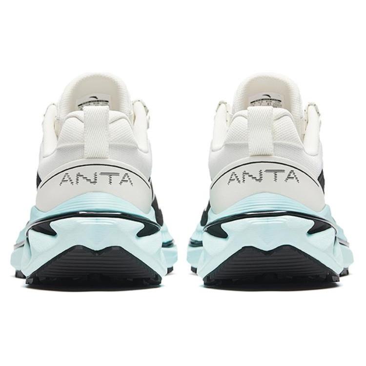 Anta Wilderness PRO Fabric Cushioning Slip Resistant Low top Running Shoes Men's White Black Blue 912425512-7