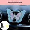 Ornamento da Console Auto a Farfalla Ricamata - Decorazione Curativa Bizzarra