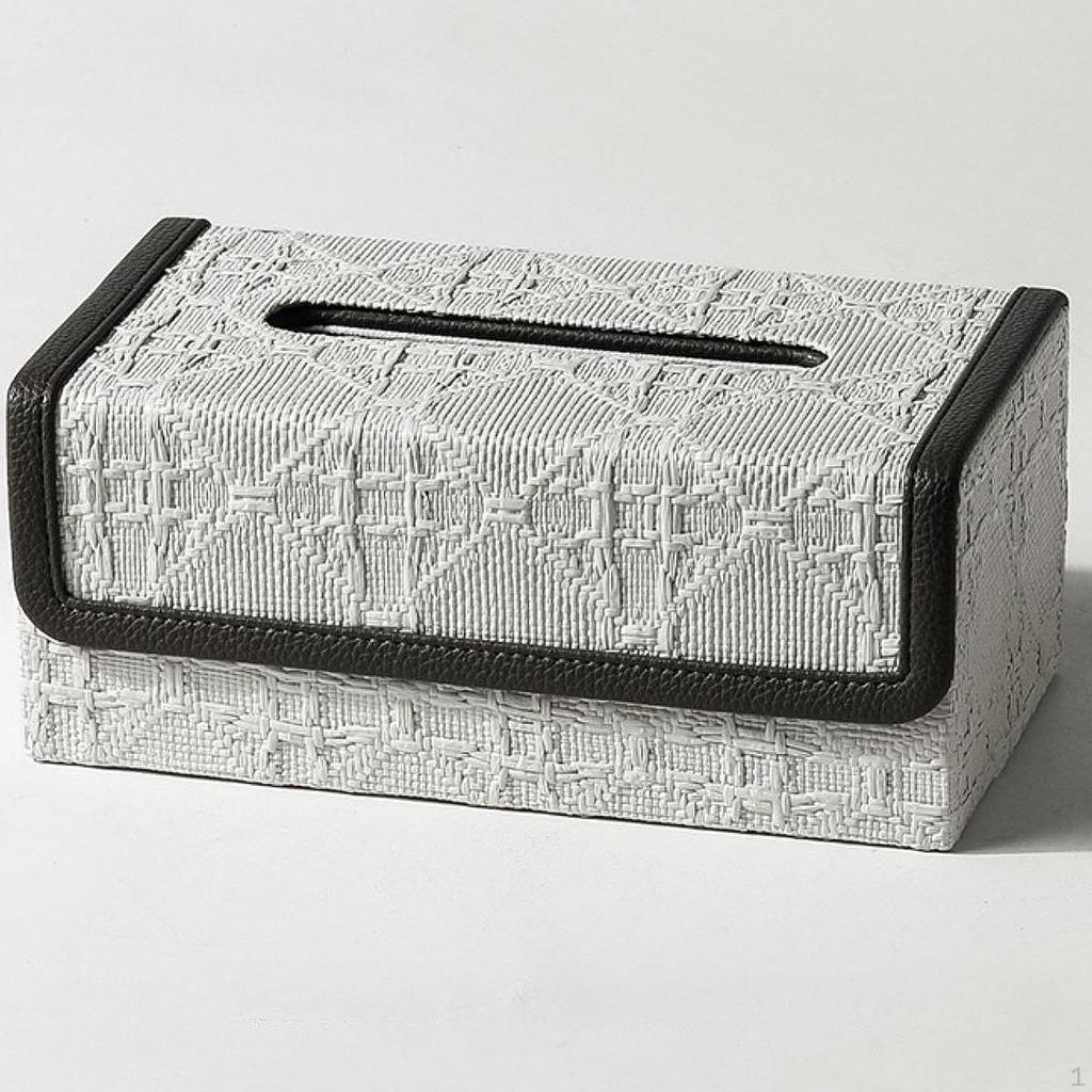 Modern Tissue Box Cover, Case Paper Holder Light Luxury Dispenser for