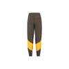 Nike Color Block Drawstring Cuffed Retro Sports Pants Women Bottoms Brown Yellow CV7804-041